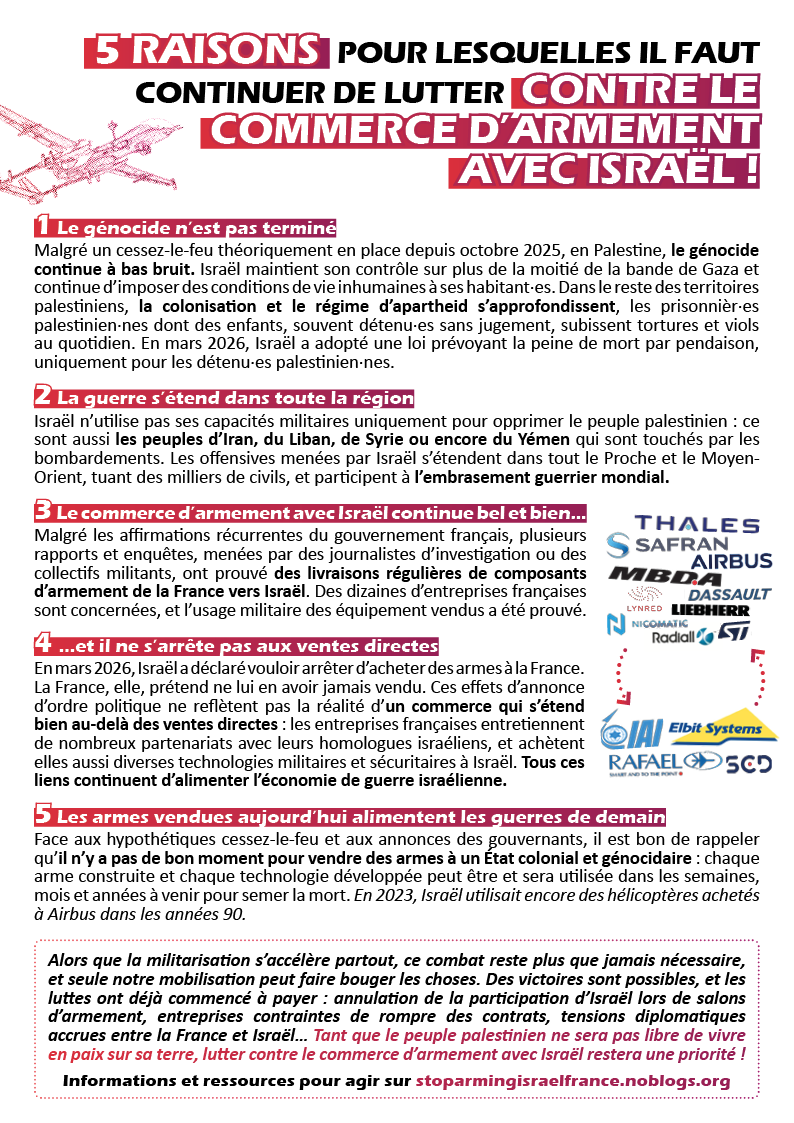 Tract : la campagne continue !